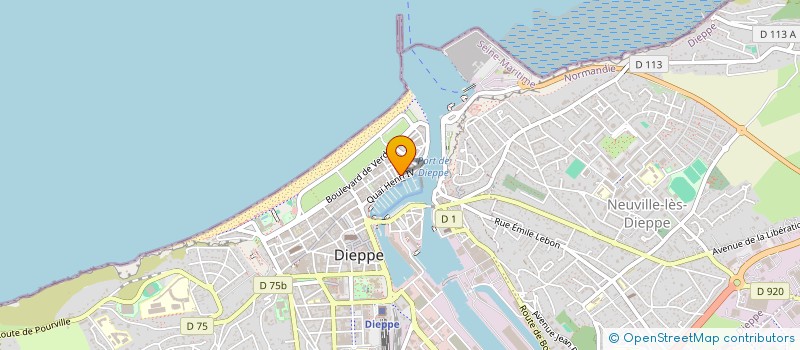 localisation de l'entreprise COPROPRIETE 97 QUAI HENRI IV à DIEPPE