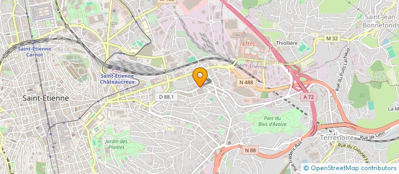 localisation de l'entreprise COPROPRIETE ACACIAS  SAINT-ETIENNE