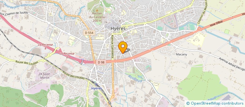 localisation de l'entreprise COPROPRIETE ALBATROS à HYERES