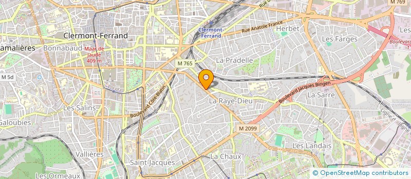 localisation de l'entreprise COPROPRIETE ALCANTARA  CLERMONT-FERRAND