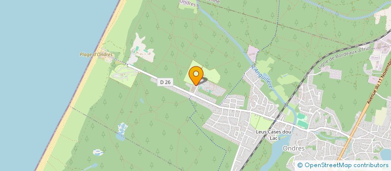 localisation de l'entreprise COPROPRIETE ALLEE DES DUNES  ONDRES