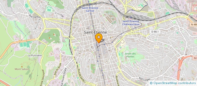 localisation de l'entreprise COPROPRIETE ALSACE LORRAINE  SAINT-ETIENNE