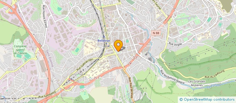 localisation de l'entreprise COPROPRIETE AMOUROUX  SAINT-ETIENNE