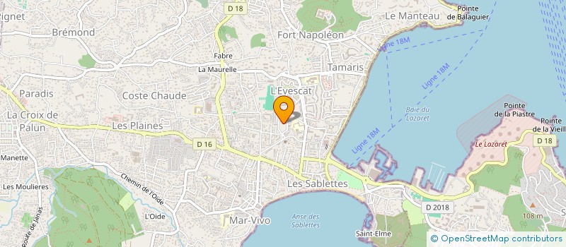 localisation de l'entreprise COPROPRIETE AMPHITRITE à LA SEYNE-SUR-MER