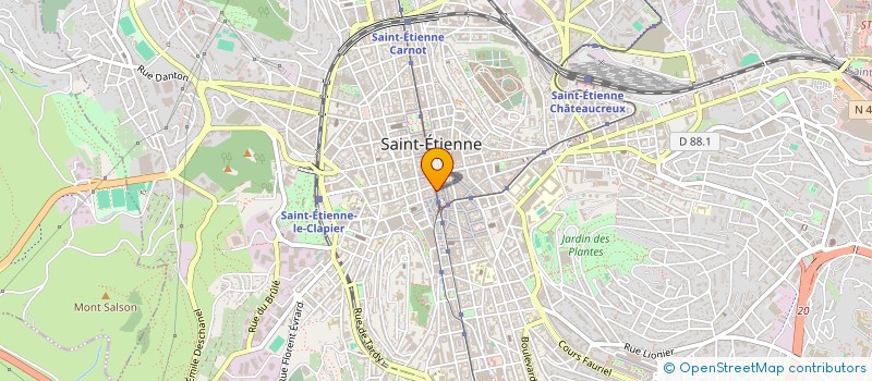 localisation de l'entreprise COPROPRIETE ANATOLE FRANCE  SAINT-ETIENNE