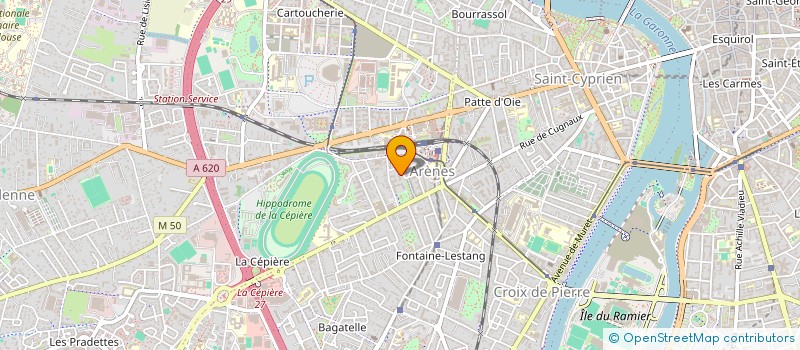 localisation de l'entreprise COPROPRIETE ARCADES B2  TOULOUSE