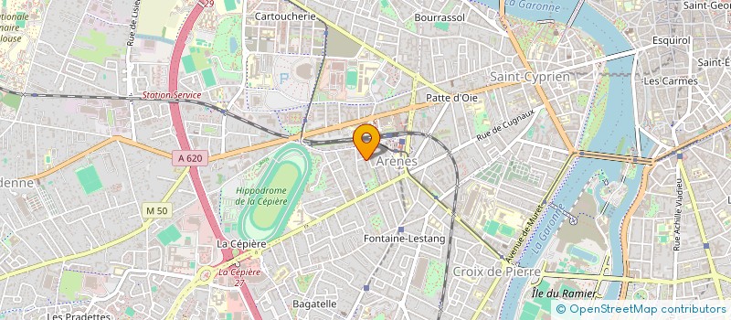 localisation de l'entreprise COPROPRIETE ARCADES B4  TOULOUSE