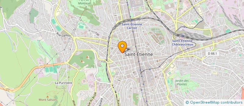 localisation de l'entreprise COPROPRIETE ARCOLE  SAINT-ETIENNE