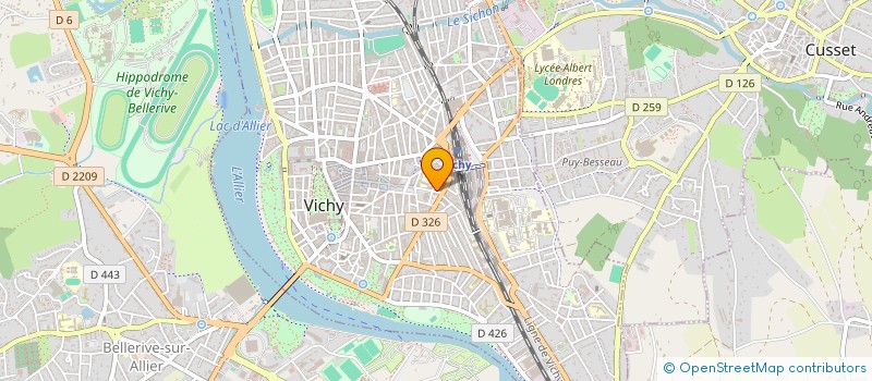 localisation de l'entreprise COPROPRIETE ARENA  VICHY