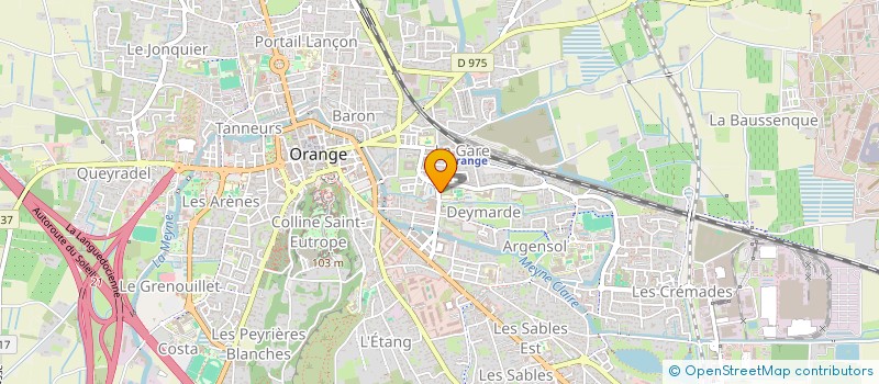 localisation de l'entreprise COPROPRIETE ARGENSOL  ORANGE