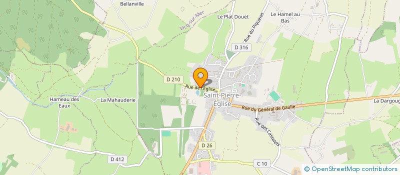 localisation de l'entreprise COPROPRIETE ARMEMENT P'TIT TOMAS  SAINT-PIERRE-EGLISE