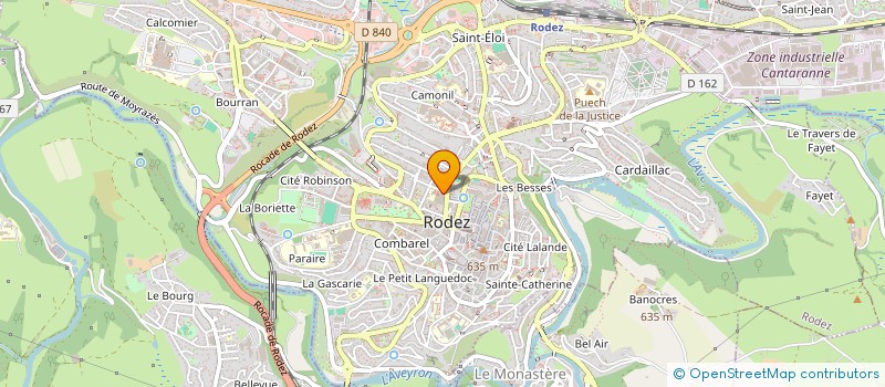 localisation de l'entreprise COPROPRIETE ARNAUD  RODEZ