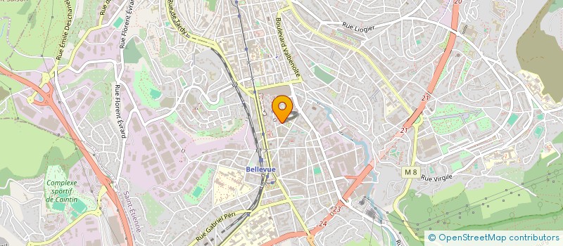 localisation de l'entreprise COPROPRIETE ARPEGE  SAINT-ETIENNE