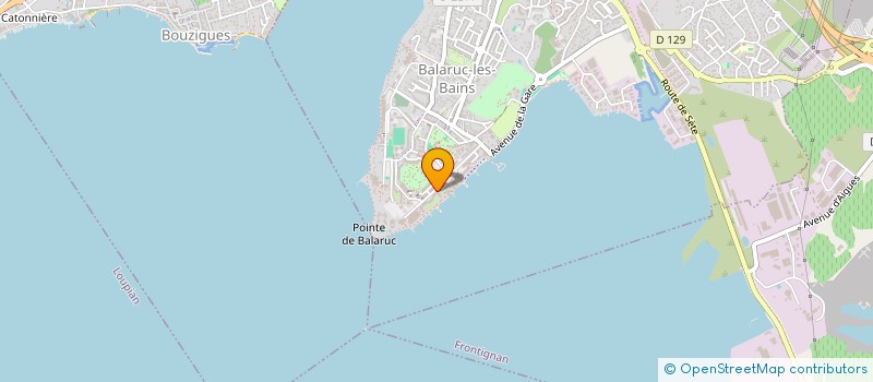 localisation de l'entreprise COPROPRIETE  ASL GARAGES LAZARET  BALARUC-LES-BAINS