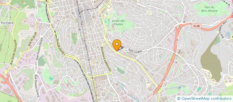 localisation de l'entreprise COPROPRIETE ASTORIA  SAINT-ETIENNE