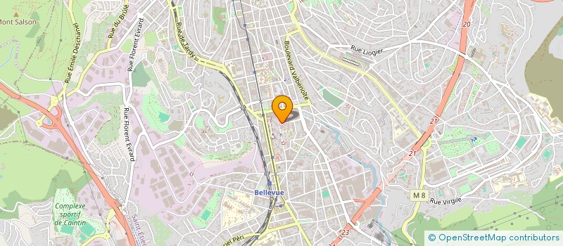 localisation de l'entreprise COPROPRIETE ATHENA  SAINT-ETIENNE