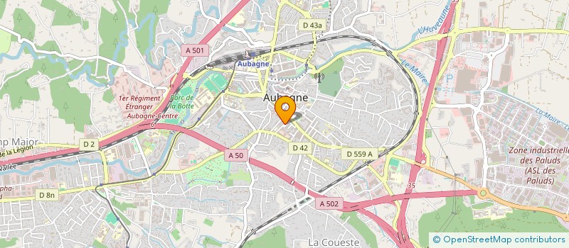 localisation de l'entreprise COPROPRIETE AUBANEL II à AUBAGNE