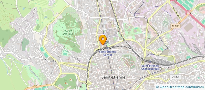 localisation de l'entreprise COPROPRIETE AUTEUIL  SAINT-ETIENNE