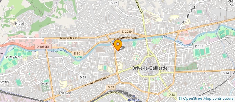 localisation de l'entreprise COPROPRIETE AUTEUIL  BRIVE-LA-GAILLARDE