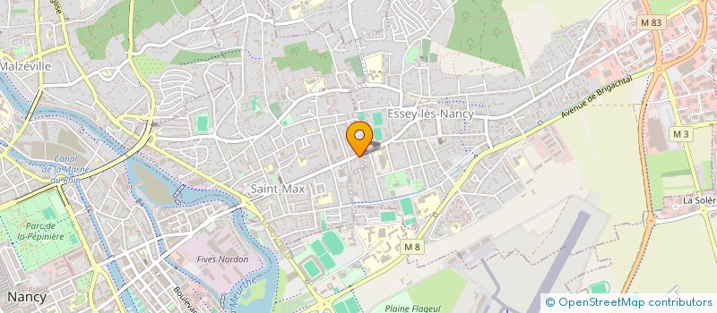 localisation de l'entreprise COPROPRIETE AV. CARNOT  SAINT-MAX