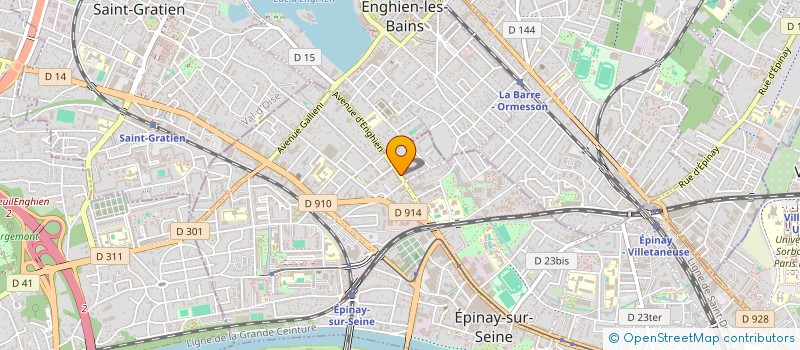localisation de l'entreprise COPROPRIETE AVENUE D'ENGHIEN à EPINAY-SUR-SEINE