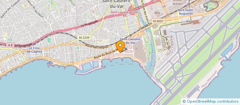 localisation de l'entreprise COPROPRIETE AZUR 3000 à SAINT-LAURENT-DU-VAR