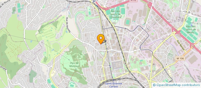 localisation de l'entreprise COPROPRIETE BARONNIE  SAINT-ETIENNE