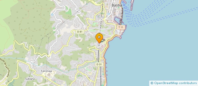 localisation de l'entreprise COPROPRIETE BASTIA MARONI à BASTIA