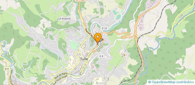 localisation de l'entreprise COPROPRIETE BASTILLE 3  TULLE