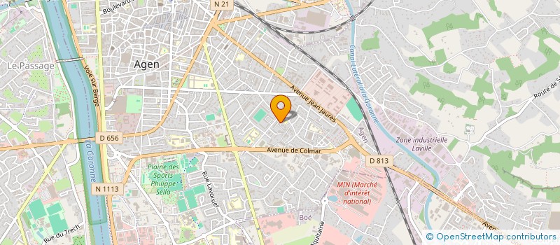 localisation de l'entreprise COPROPRIETE BATIMENT D1  AGEN