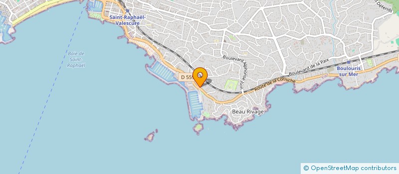 localisation de l'entreprise COPROPRIETE BATTERIE DES LIONS à SAINT-RAPHAEL