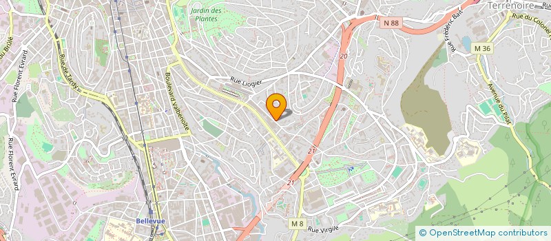 localisation de l'entreprise COPROPRIETE BEARN  SAINT-ETIENNE