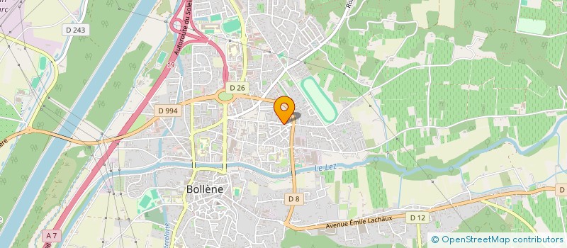 localisation de l'entreprise COPROPRIETE BEAU SITE  BOLLENE