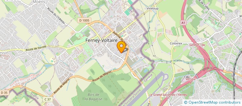 localisation de l'entreprise COPROPRIETE BEAU SOLEIL à FERNEY-VOLTAIRE