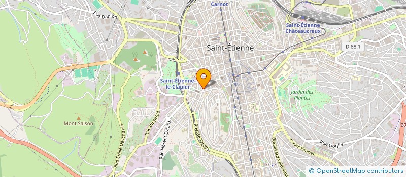 localisation de l'entreprise COPROPRIETE BEAUBRUN  SAINT-ETIENNE