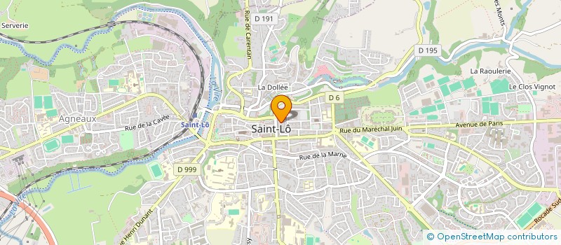 localisation de l'entreprise COPROPRIETE BEAUCOUDRAY  SAINT-LO