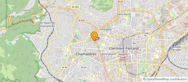 localisation de l'entreprise COPROPRIETE BEAULIEU 2  CHAMALIERES