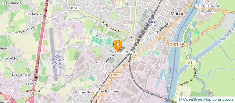 localisation de l'entreprise COPROPRIETE BEAULIEU LA FRERY  MACON