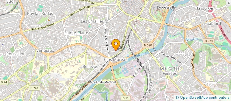 localisation de l'entreprise COPROPRIETE BEAUSEJOUR à LIMOGES