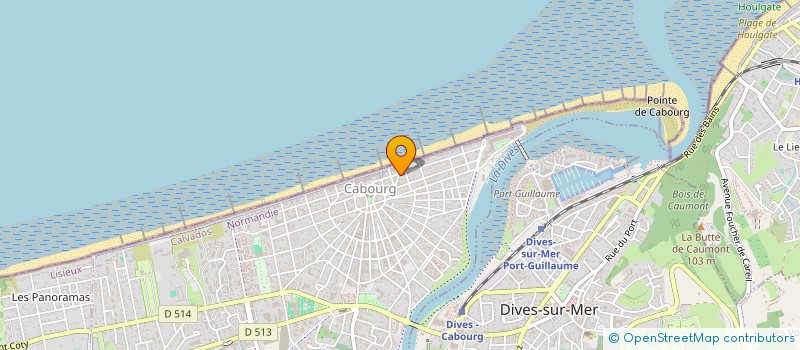 localisation de l'entreprise COPROPRIETE BEAUSEJOUR  CABOURG