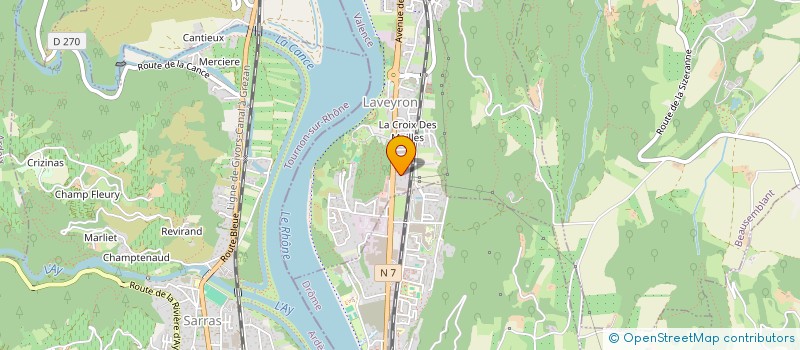 localisation de l'entreprise COPROPRIETE BEAUSOLEIL  SAINT-UZE