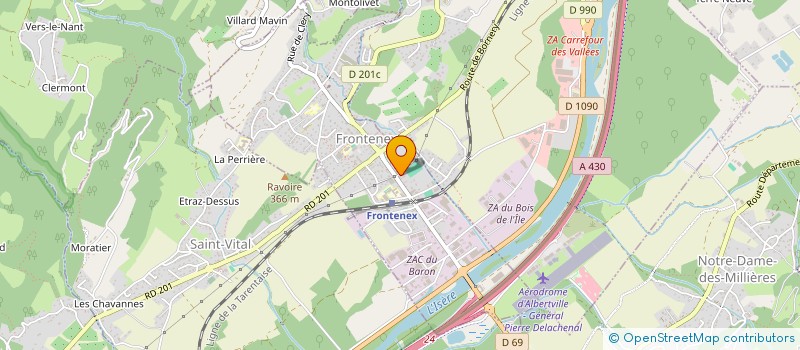 localisation de l'entreprise COPROPRIETE BELLE ETOILE  FRONTENEX