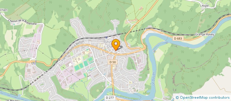 localisation de l'entreprise COPROPRIETE BELLE JARDINIERE  BAUME-LES-DAMES