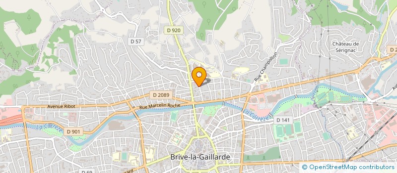 localisation de l'entreprise COPROPRIETE BERBERIS  BRIVE-LA-GAILLARDE