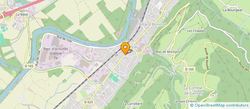 localisation de l'entreprise COPROPRIETE BERGES  VILLARD-BONNOT