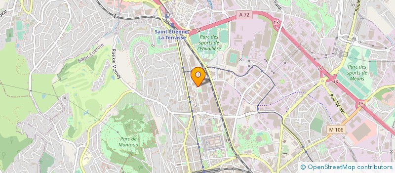 localisation de l'entreprise COPROPRIETE BERGSON JACKSON  SAINT-ETIENNE