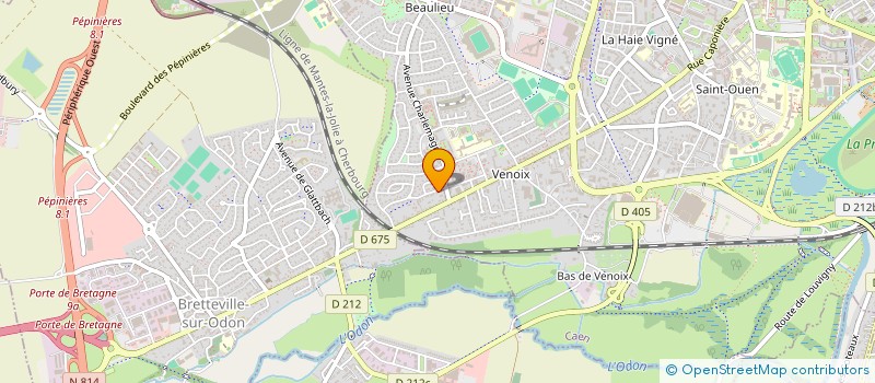 localisation de l'entreprise COPROPRIETE BERLIOZ à CAEN