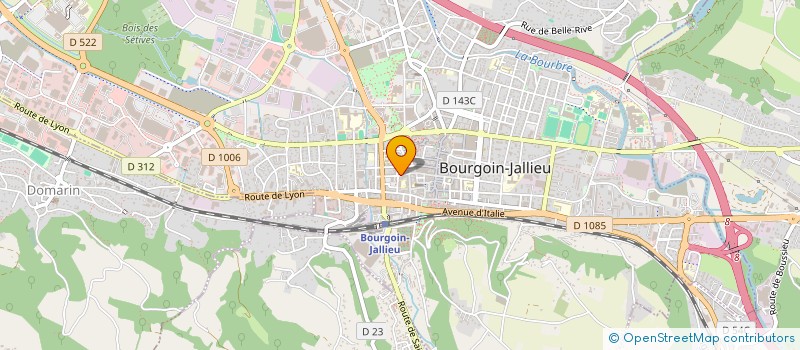 localisation de l'entreprise COPROPRIETE BERLIOZ  BOURGOIN-JALLIEU