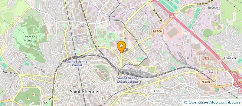 localisation de l'entreprise COPROPRIETE BERNE  SAINT-ETIENNE