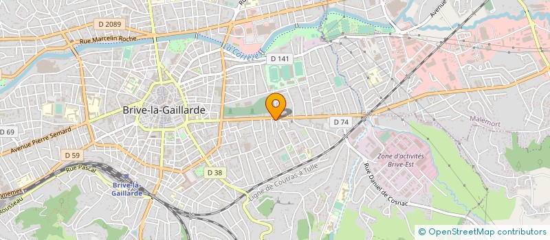 localisation de l'entreprise COPROPRIETE BIZET  BRIVE-LA-GAILLARDE